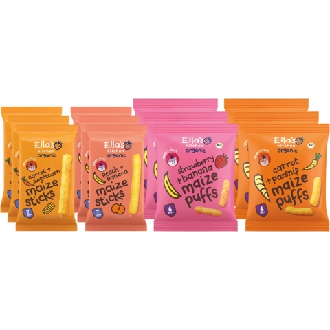 Ella's kitchen 12 stuks Snack Pakket