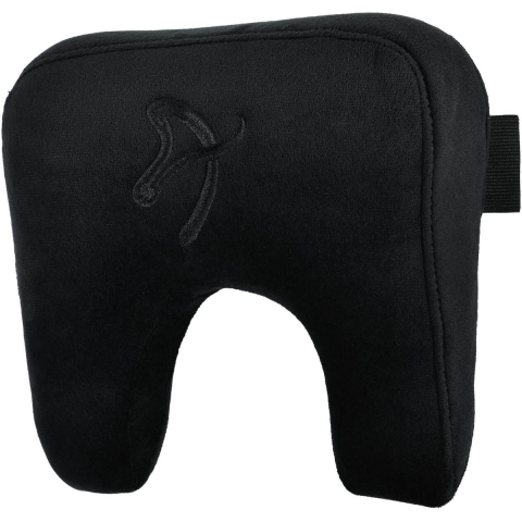 Arozzi Neck Pillow - Velvet - Black nekkussen
