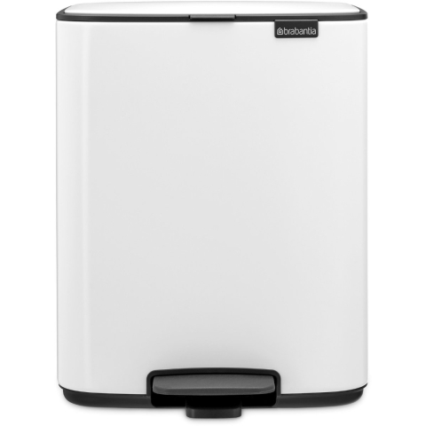 Brabantia Bo Pedaalemmer - 12 liter - Soft-close - Wit