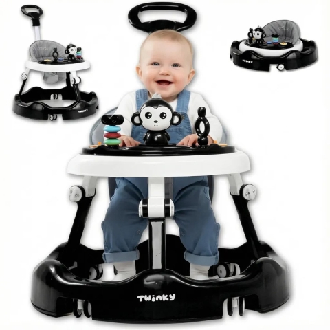 Twinky® Babywalker - Luxe Loopstoel - 3-delige speelset