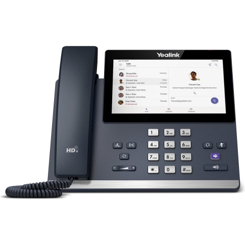 Yealink MP56 E2 Teams VoIP-systeemtelefoon Touchscreen Touchscreen Grijs