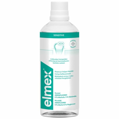 3x Elmex Mondspoeling Sensitve 400 ml