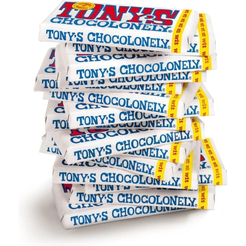 15x Tony's Chocolonely Wit Original 180 gr