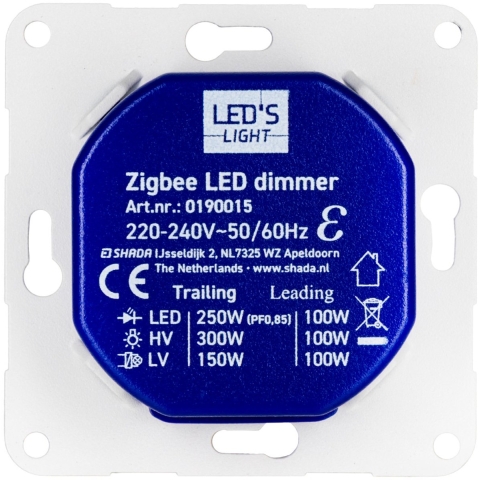 LED's Light Zigbee Smart Universele LED-dimmer 300VA bedienbaar met telefoon