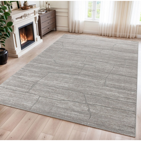 Muratap Vivant marmer vloerkleed laagpolig creme- 160x230 cm