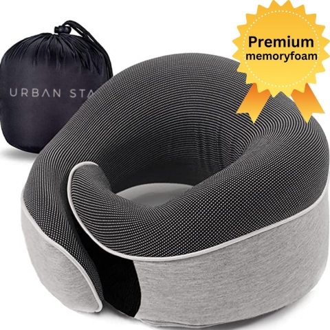 Urban State Nekkussen - Memory Foam - Ergonomisch - Grijs