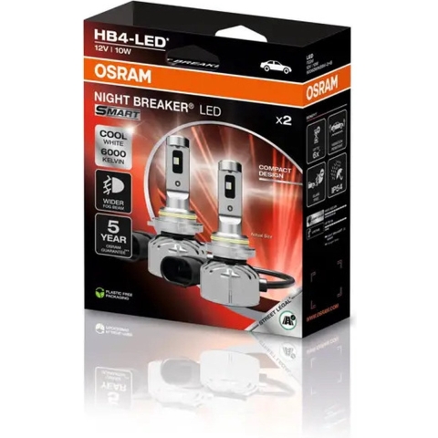 Osram Automotive 9006DWNBSM-2HB LED-lamp Night Breaker LED Smart HB4 12 V