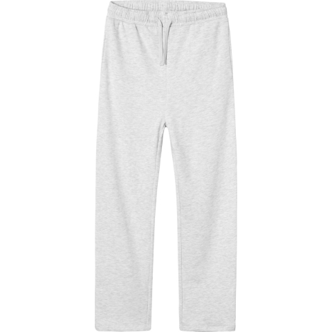 LMTD Joggingbroek - Noos - NlnNizu - Light Grey Melange - LMTD - 8 jaar (128) - Joggingbroeken