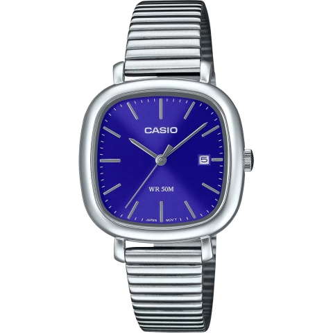 Casio Casio Collection LTP-B166D-2AVEF - Polshorloge - Staal - Ø 30 mm - Zilverkleurig