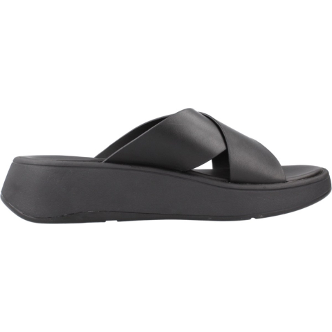 FitFlop F-mode leather flatform cross slides
