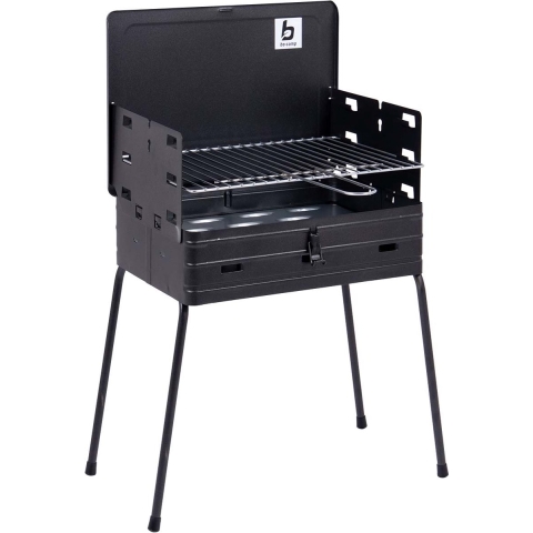 Bo-Camp - Barbecue - Koffermodel - Staal - 40x30 cm