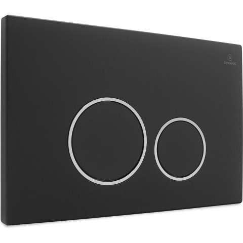 Dynamic Way - Bedieningspaneel - Rond - Mat zwart - Geberit UP320 UP720