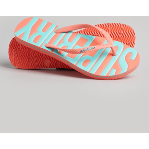 Veganistische damesslippers Superdry Vintage