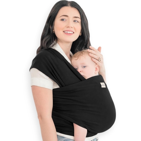 Frummel Draagdoek - Baby Wrap - Ergonomisch - Zwart