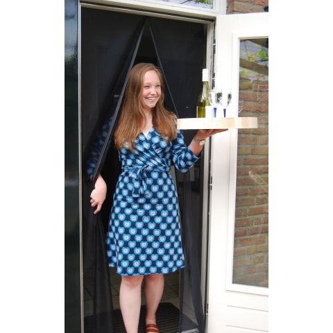 Ki-tec KD14 - Magnetisch Vliegengordijn - 90x210 cm - Zelfsluitend - Kind- & Huisdiervriendelijk - Sterke Magneten