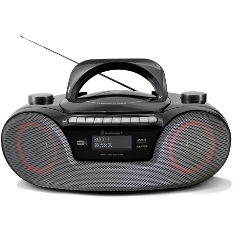 Soundmaster SCD8300SW - Portable Radio/DAB(+)/CD speler - Bluetooth USB Wekker - Wit