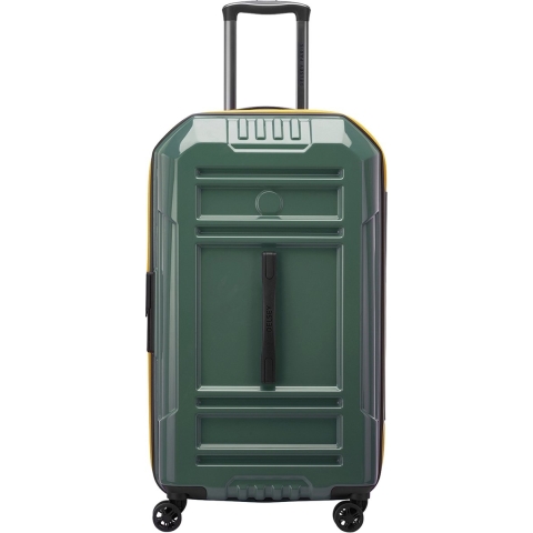 DELSEY PARIS Rempart - Uitbreidbare Trolley 73 L - 4 Dubbele Rollen - Army Donkergroen