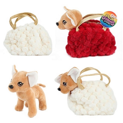 Toi Toys Pluche chihuahua in handtas