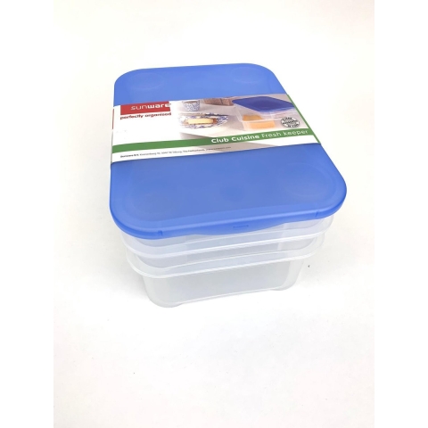 Sunware vleeswarenbakjes 3dlg 2+1