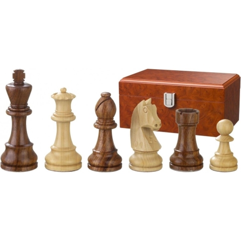 Philos Artus - Schaakstukken - Koningshoogte 78 mm - Hout
