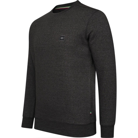 Cappuccino Italia - Heren Sweaters Prato Sweater - Grijs - Maat XXL