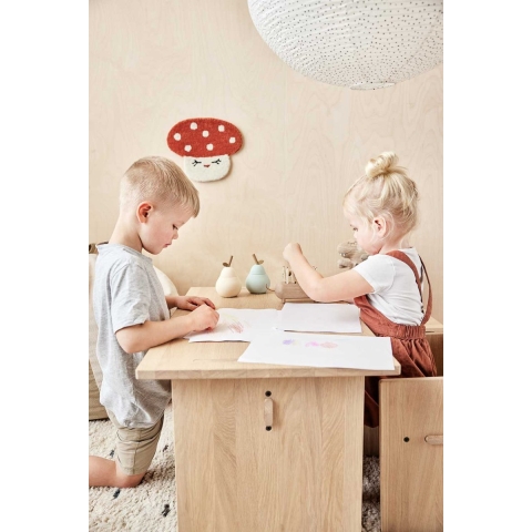 Moyo kap, wit/stippen, Ø 41 cm OYOY Living Design - Designer - Papier / Karton - Rond