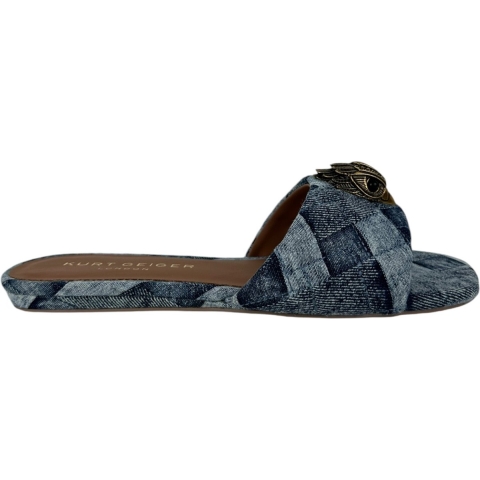 Kurt Geiger Kensington slipper denim