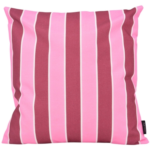 NOVÉE Sierkussen sunset stripe pink outdoor | 45x45 cm | katoen/polyester
