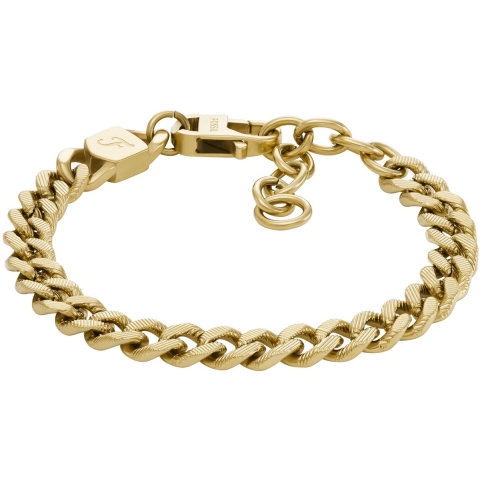 Fossil JF04698710 - Schakelarmband - Roestvrij staal - Goudkleurig