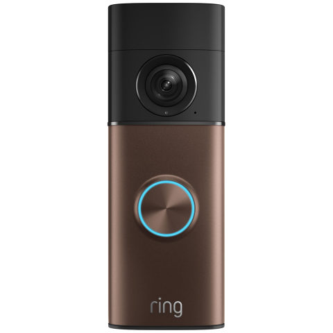Ring Video Deurbel Batterij (2nd Gen) Videodeurbel Met Ingebouwde Batterij Matte Mocha