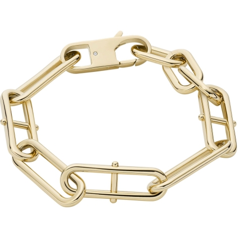 Fossil 88537912 - Damesarmband - Schakelarmband - Goudkleurig staal - 19.50 cm