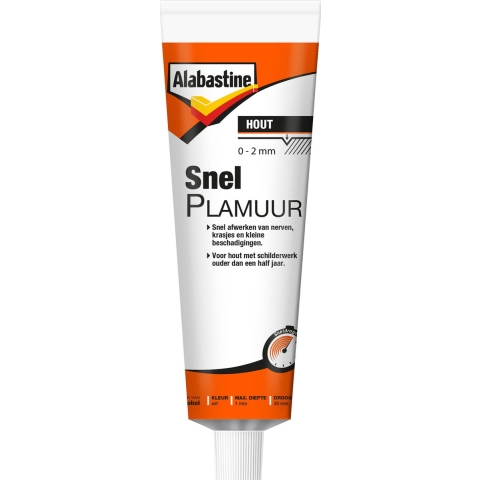 Alabastine snel plamuur tube 225gr