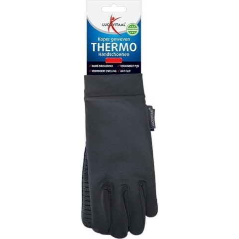 Lucovitaal Koper Geweven Thermo Handschoenen
