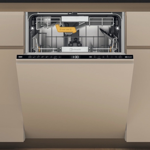 Bauknecht BK8IA15AM3TUC0 - Volledig integreerbare vaatwasmachine - 15 couverts 38 dB(A) zwart glas