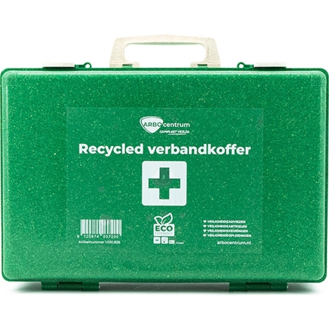 Recycled verbandkoffer Groen - Recycled verbandkoffer Groen