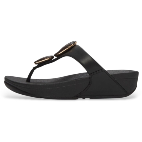 FitFlop Lulu marbled-stone toe-post sandals
