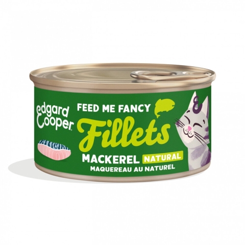 24x Edgard & Cooper Kattenvoer Fillets Makreel 70 gr
