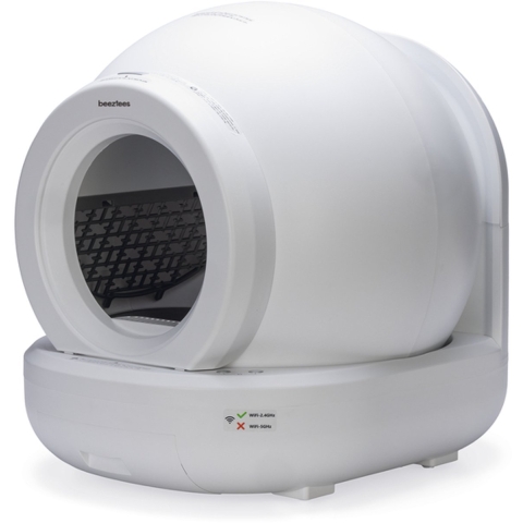 Beeztees Automatische Kattenbak Moeza Wit