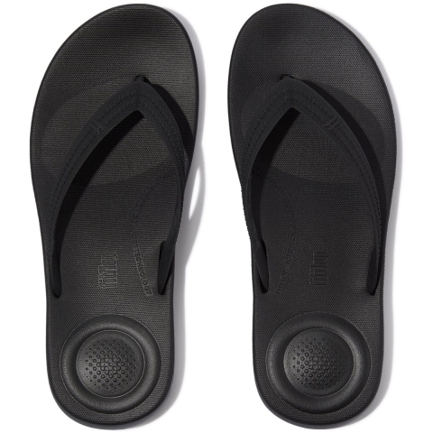 FitFlop Iqushion mens textured-strap flip-flops