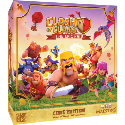 Asmodee Clash of Clans: The Epic Raid Bordspel
