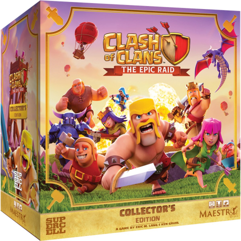 Asmodee Clash of Clans: The Epic Raid - Collectors Edition Bordspel