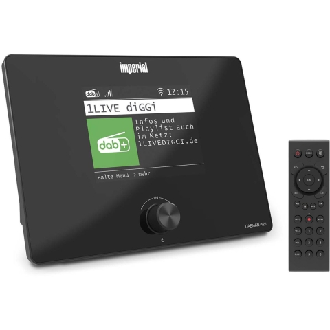 Imperial DABMANI420BK Internetradio Internet Internetradio Opnamefunctie