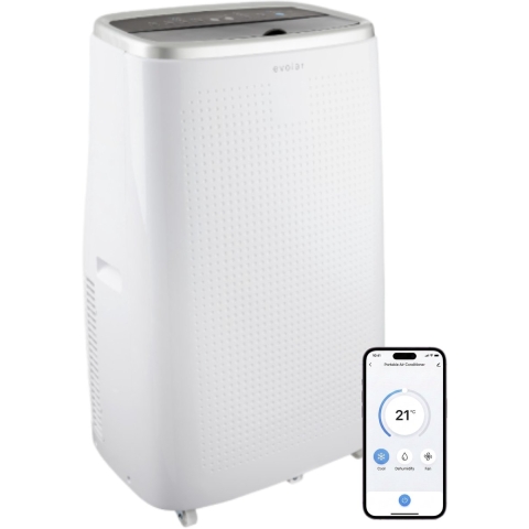 Evolar EVO-18000CHW Mobiele Airco Wifi Wit