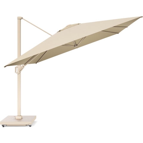 Zweefparasol Challenger T1 Sandstone 400x300 Champagne Platinum - Platinum