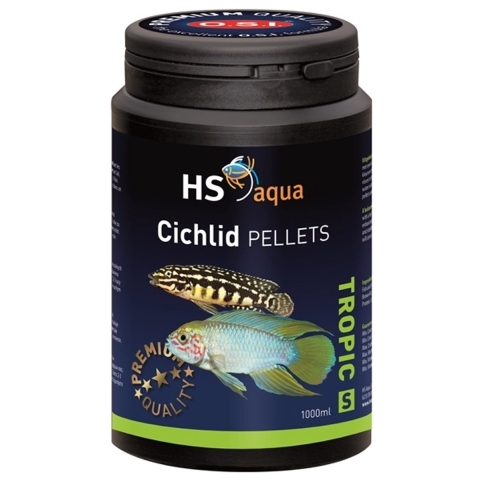 Hs aqua cichlid pellets s 1000 ml Smulders - Smulders