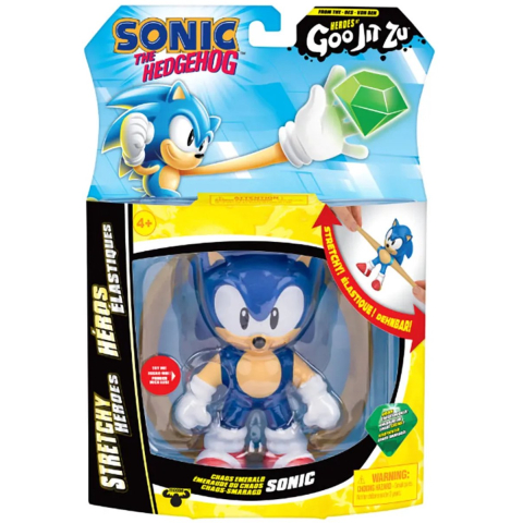 Heroes of Goo Jit Zu Sonic Figure - Chaos Emerald Sonic