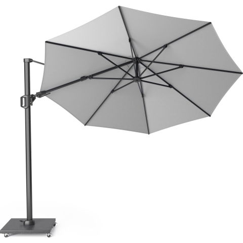 Zweefparasol Challenger T2 dia. 350 cm zonwering Platinum - Platinum