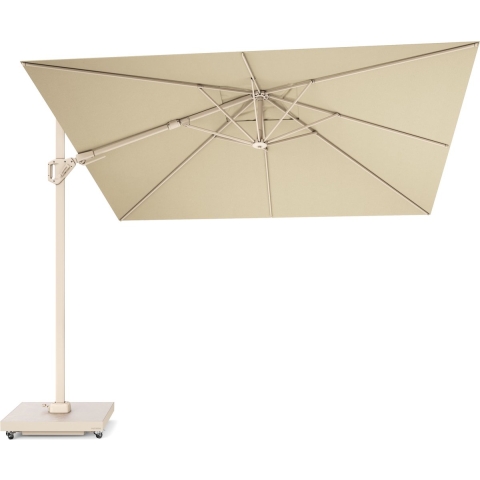 Zweefparasol Challenger T2 Sandstone 300x300 Champagne Platinum - Platinum
