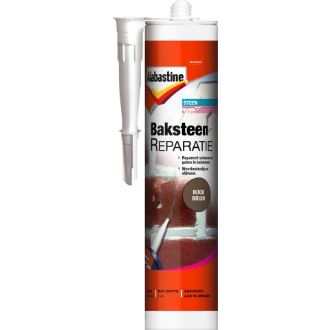 Baksteenreparatie roodbruin 0,31l Alabastine - Alabastine