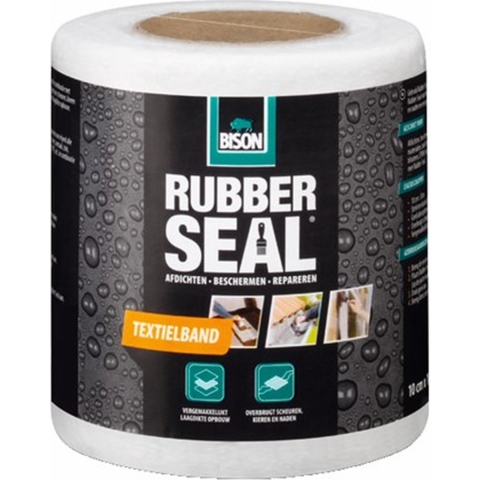Bison rubber seal textielband 10 cm x 10 m Bison - Bison
